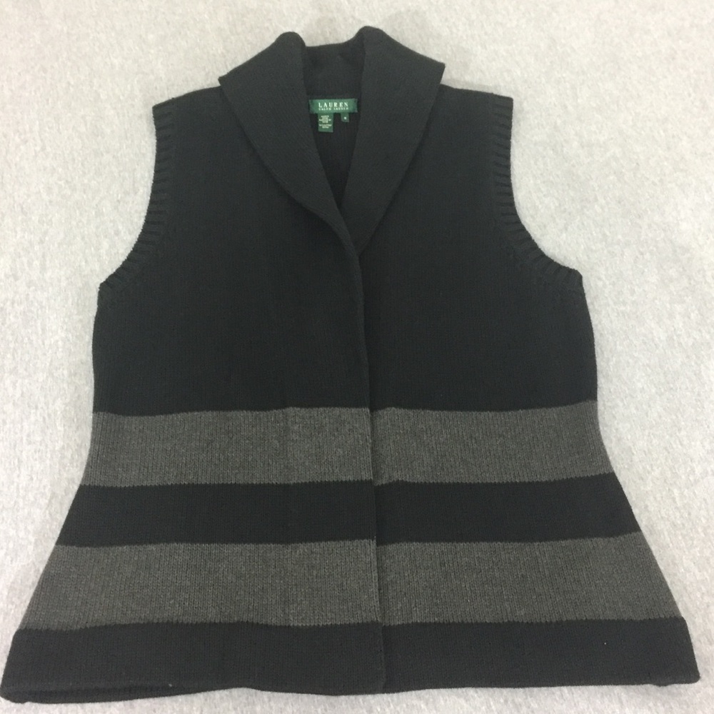 Lauren Ralph Lauren Womens Black Sweater Size M